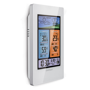 Station météo format portrait rétroéclairé avec indication du cycle lunaire - Avidsen - 107251