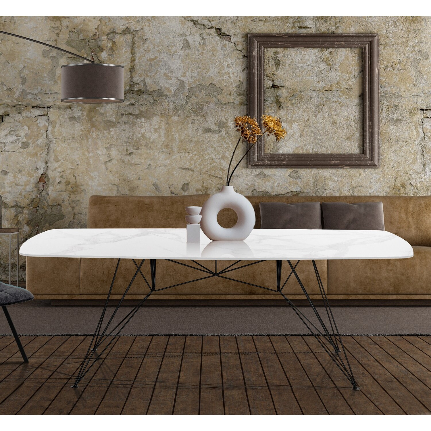 Oresteluchetta Tavolo / scrivania BAY WHITE MARBLE