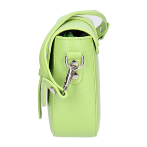 Borsa a tracolla da donna - Modello False - Vera pelle - 21.5 x 22.0 x 6.5 cm