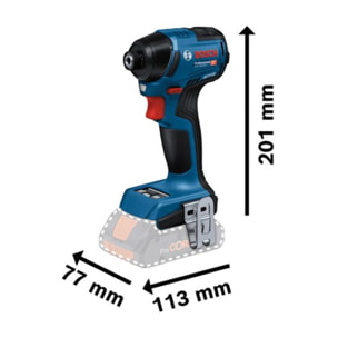 Visseuse à chocs GDR 18V-220 C - BOSCH - avec 2 Batteries 18V 5.0 AH - chargeur - L-Boxx - 06019L6001
