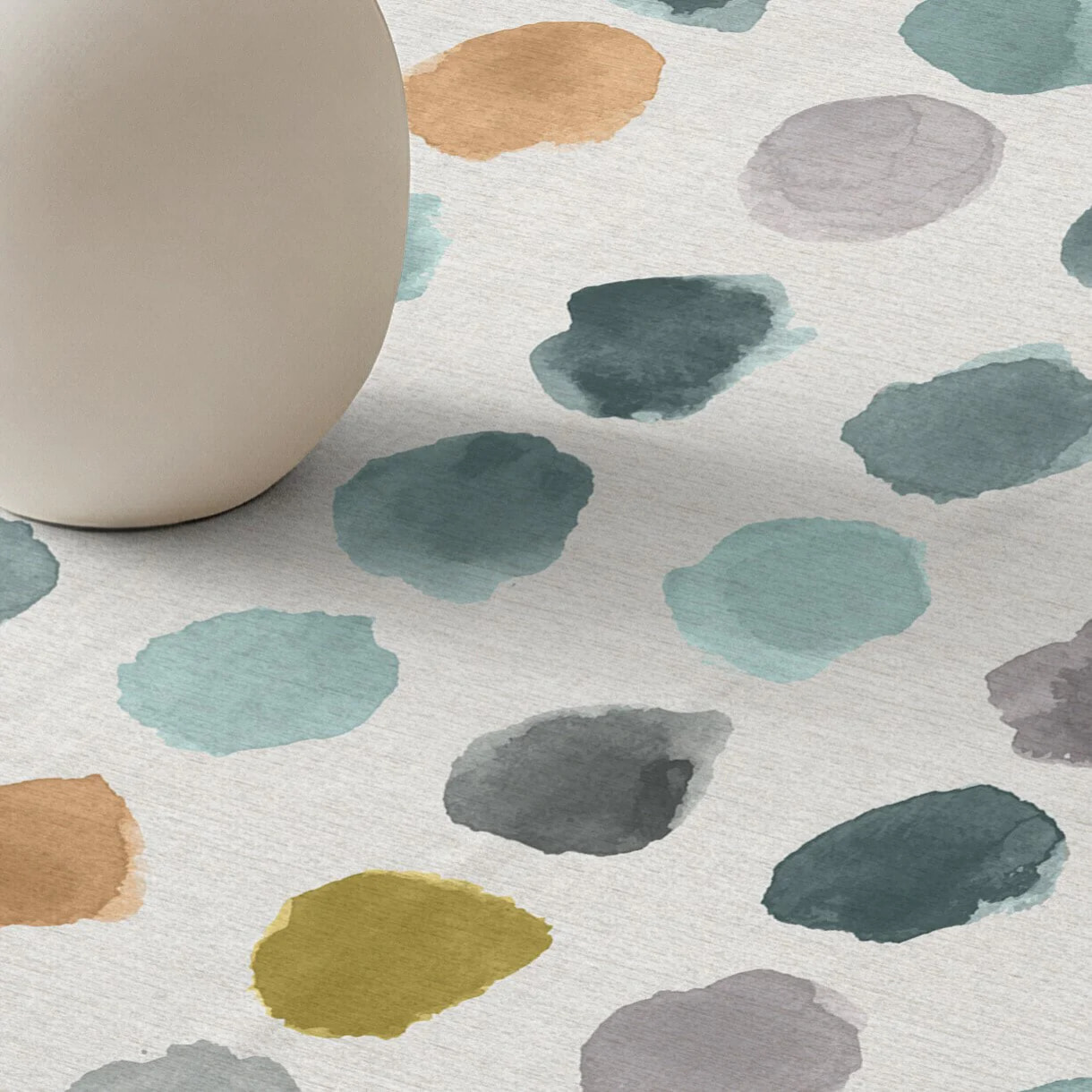 Nappe ronde anti-taches Eloi