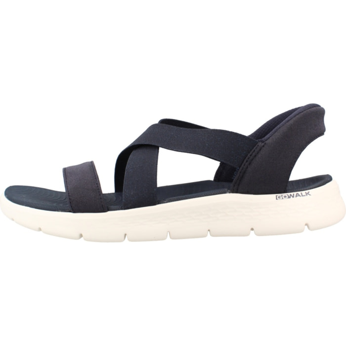 Sandalias Mujer Go Walk Flex Sandal Glimm Azul