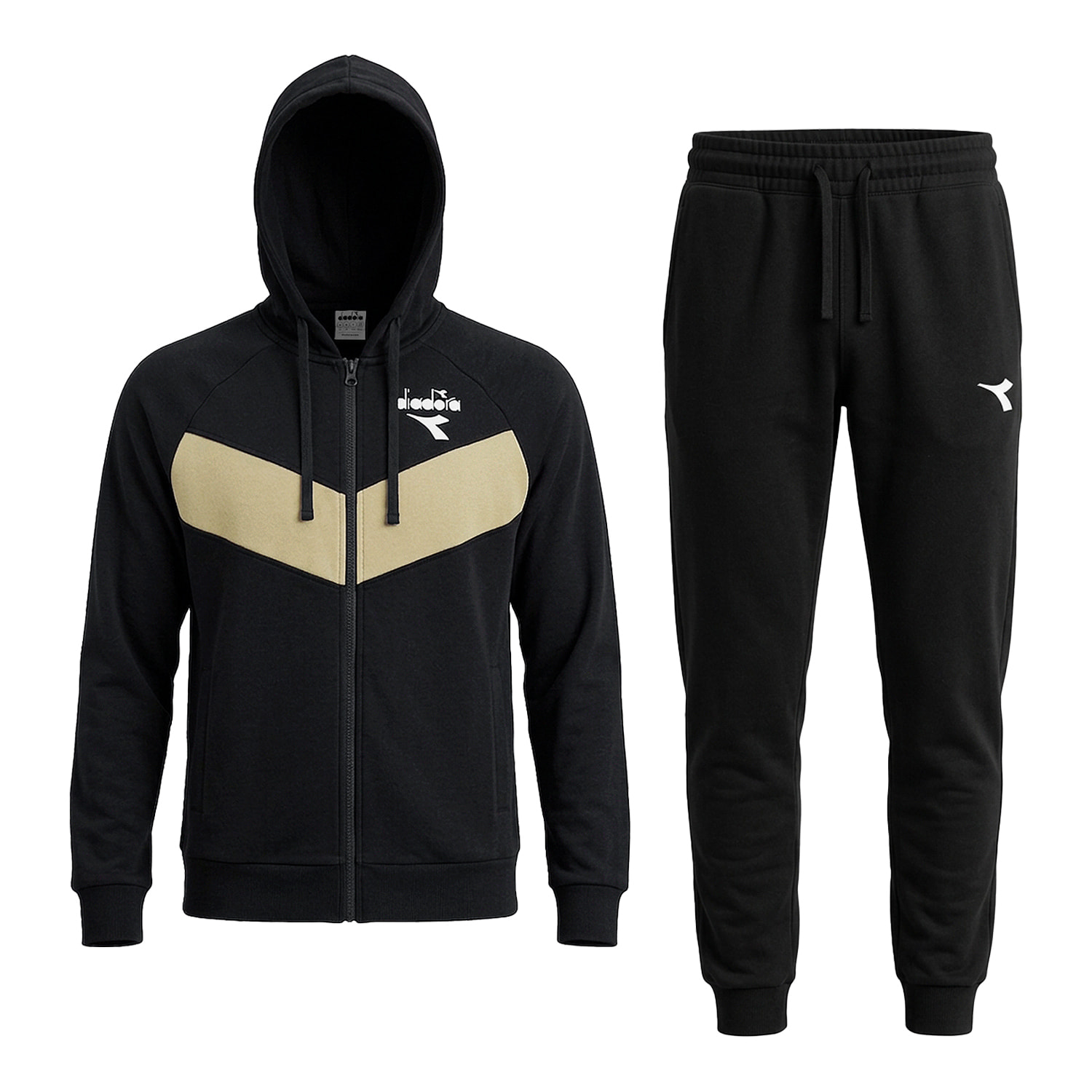 Tuta Uomo DIADORA Cotone French Terry Zip Cappuccio Art.102.182905