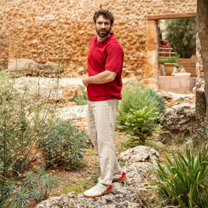 Zapatos N5435A MULTI MATERIAL DENIM/OROEL color Denim