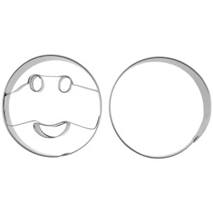 Lot de 2 emporte-pièces smiley forme aléatoire Zenker Emporte-pièces