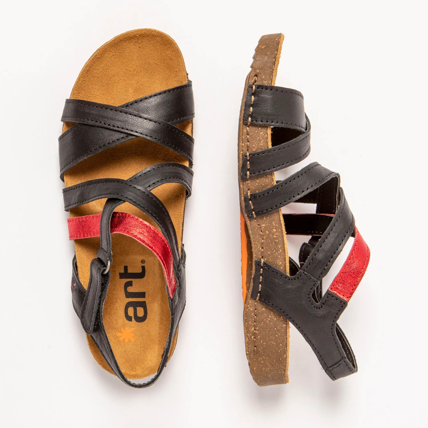 Sandalias 1116 MULTI LEATHER MULTI BLACK /I BREATHE color Multi black