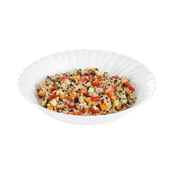 6 cuencos blancos 18 cm Feston - Luminarc