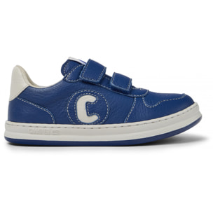 CAMPER Sella Ombra,Houston/Runner Blanco-Ombra - Sneakers Zapatillas Azul Infantil Unisex