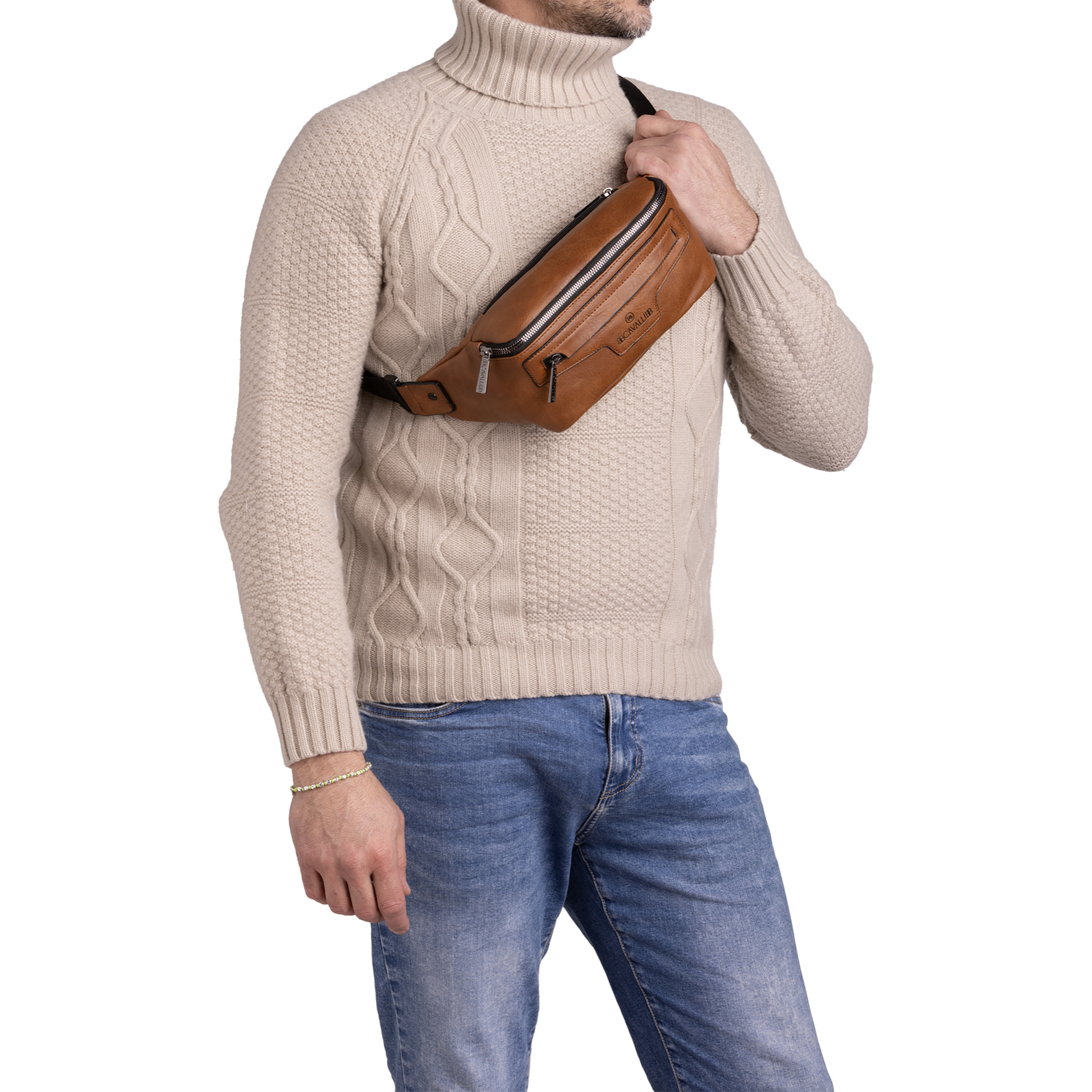 Marsupio  da uomo Textile Polyester 40x12x9 cm