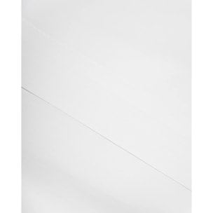 Juego de sábanas algodón lisas blanco