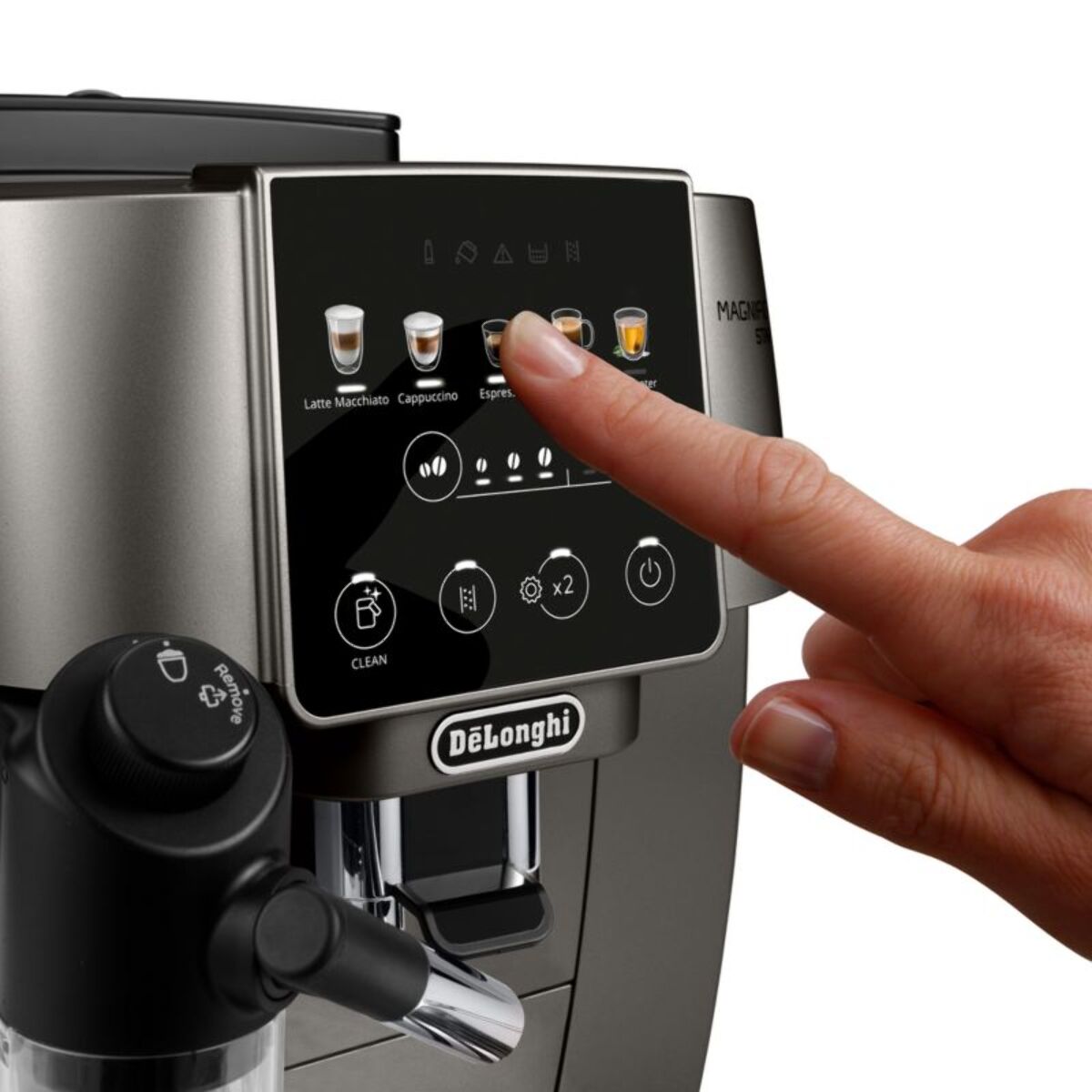 Expresso Broyeur DELONGHI FEB2291.TB Magnifica Start Pop Latte Titane