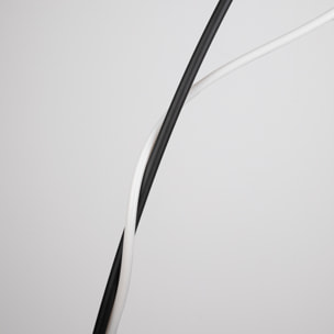 FORLIGHT PIE DE SALÓN IP20 TRESS LED 26 BLANCO NEUTRO - 4000K ON-OFF NEGRO 3099