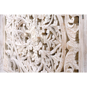 Mueble auxiliar - madera de mango - 81x80x35cm