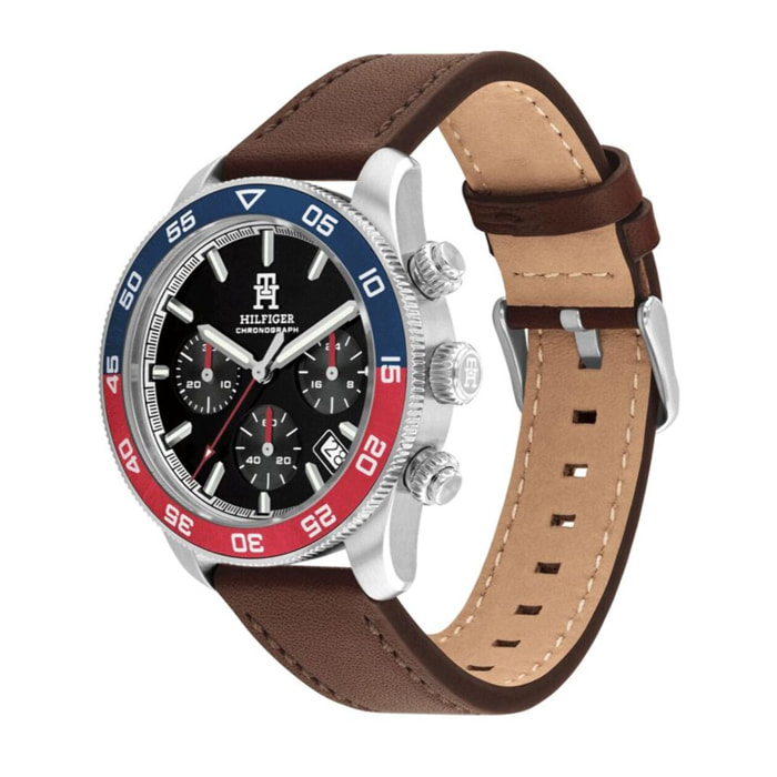 Reloj Tommy Hilfiger 1792166 Hombre Analogico Cuarzo con Correa de Cuero