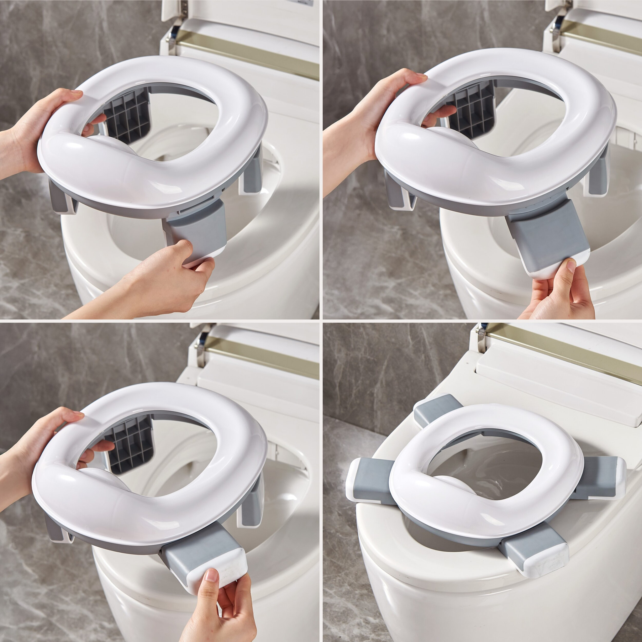 Orinal Bebe Portátil 2 en 1 | Reductor WC Portatil Niños