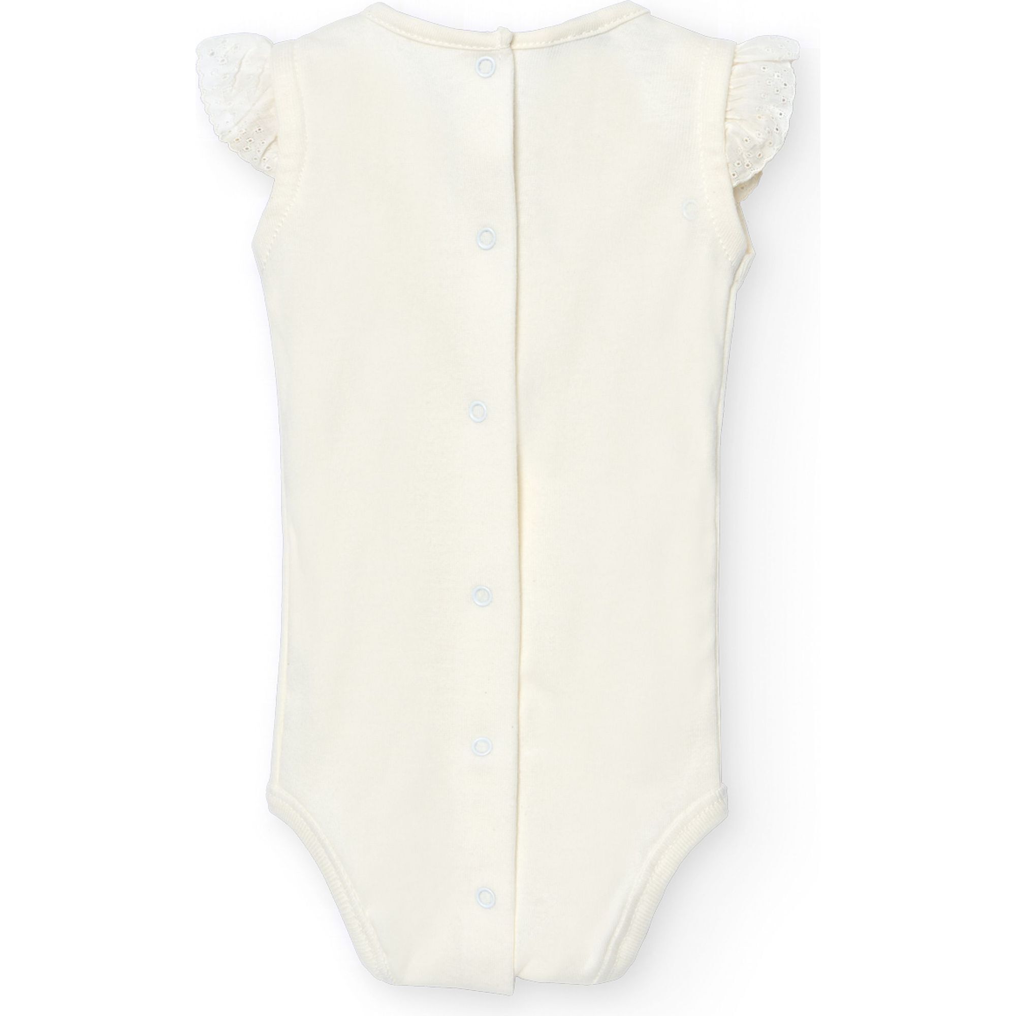 Body bebé tirantes puntilla algodón