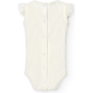 Body bebé tirantes puntilla algodón