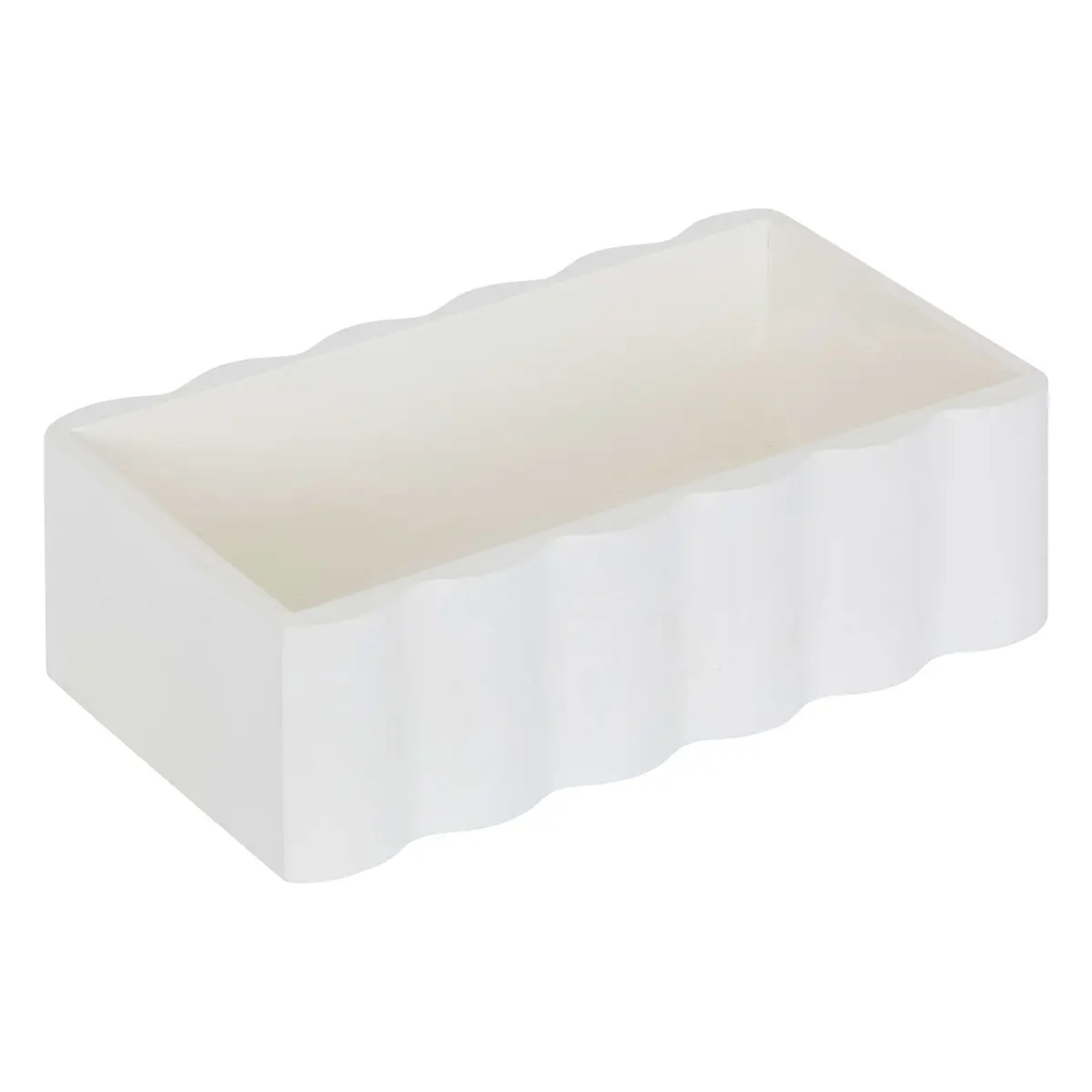 Boîte déco Cherie blanc L24xp9xH15cm