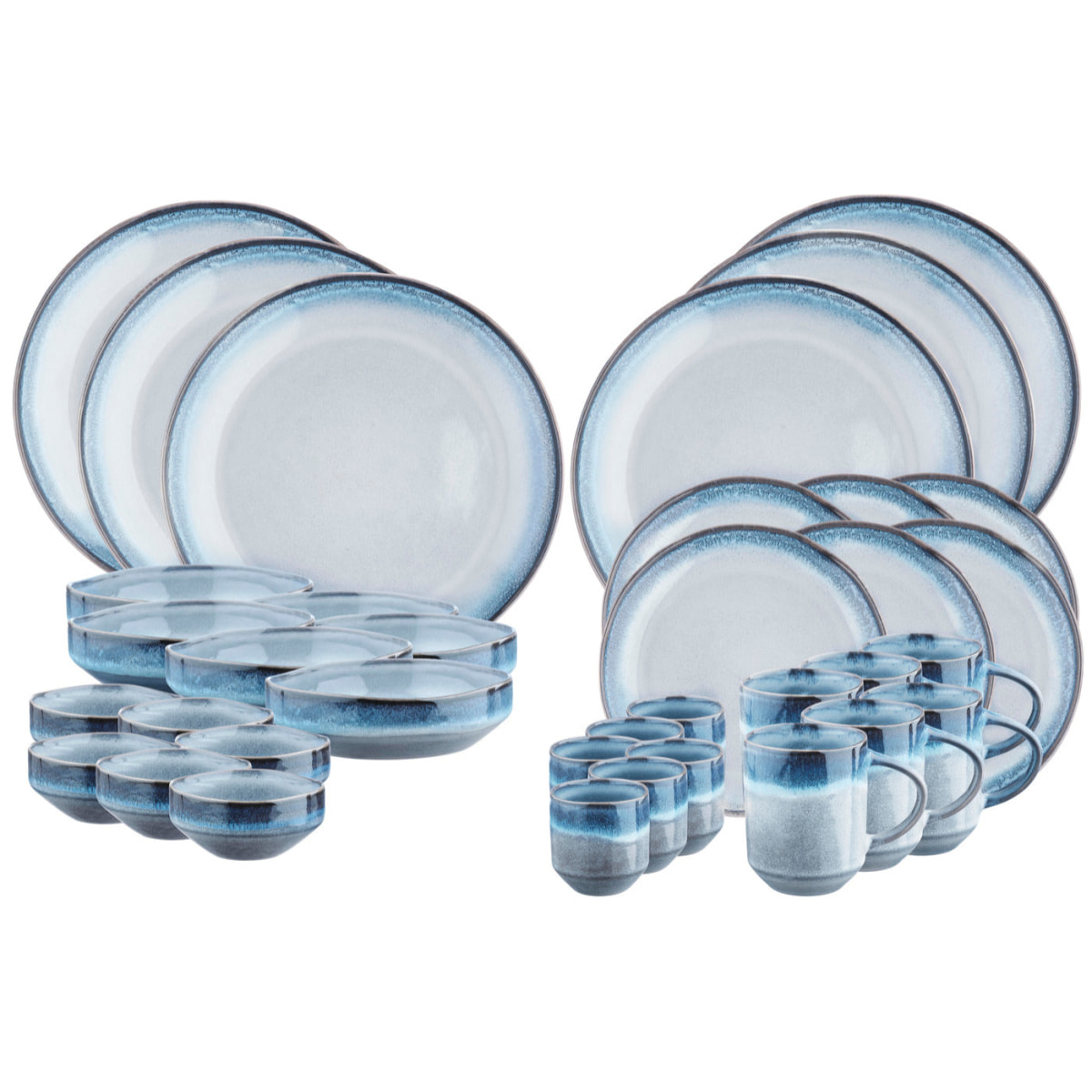 Service Complet GENESIS - 36 pièces - Mer