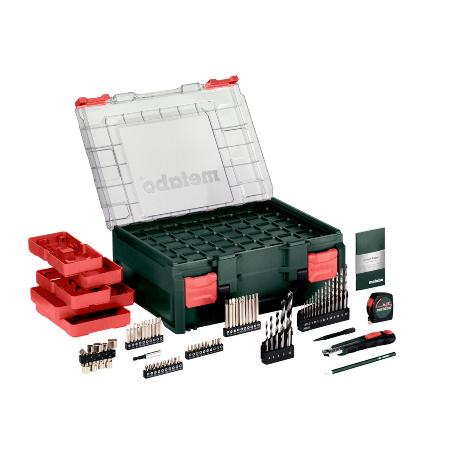 Perceuse-visseuse sans fil - BS 18 L Set - METABO - avec 2 batteries 18V2.0Ah - chargeur - coffret et accessoires - 614051710