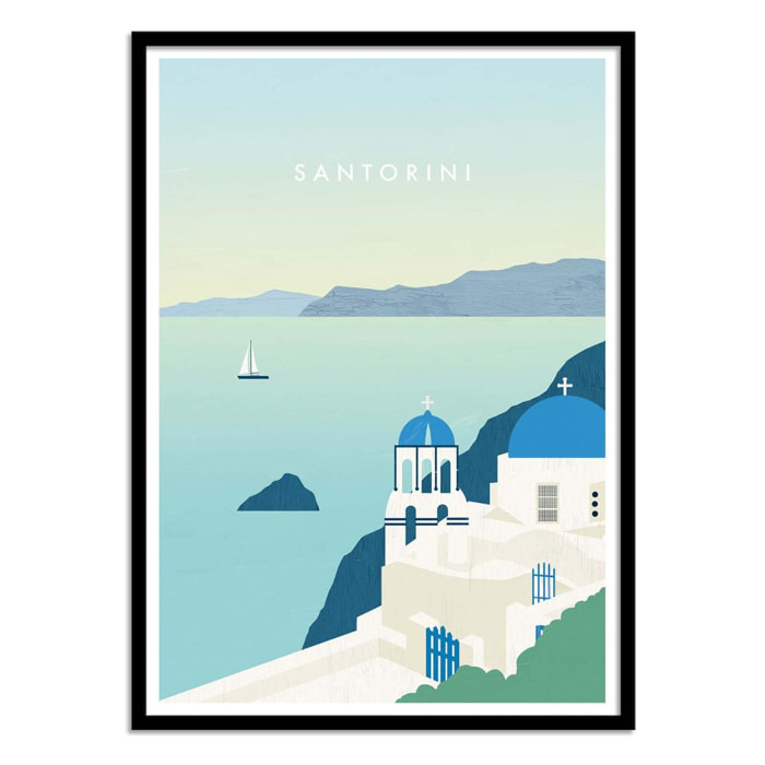 Art-Poster - Santorini - Katinka Reinke - 50 x 70 cm