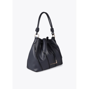 Borsa Judas con effetto pelle di serpente