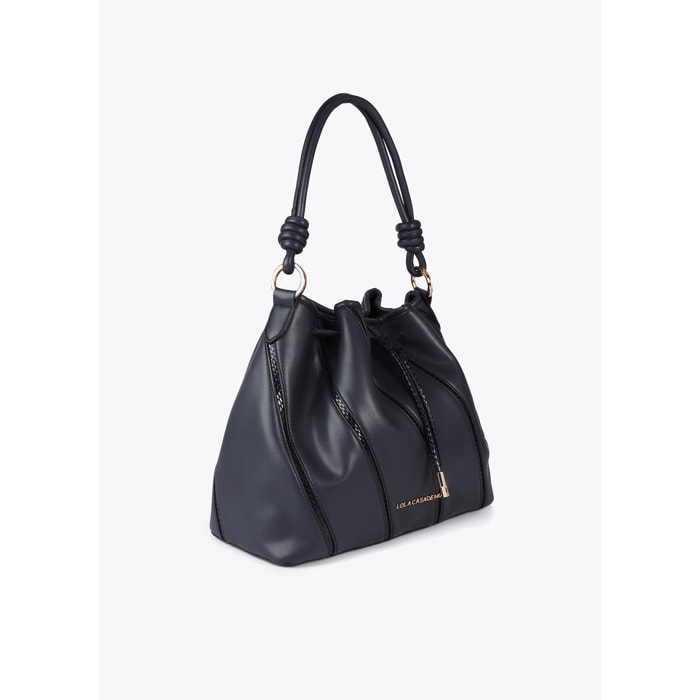 Borsa Judas con effetto pelle di serpente