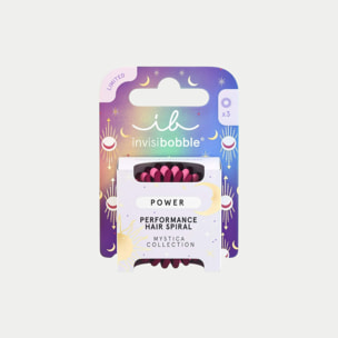 Power Mystica Spell of Success - Elastico a spirale Rosa e Bordeaux