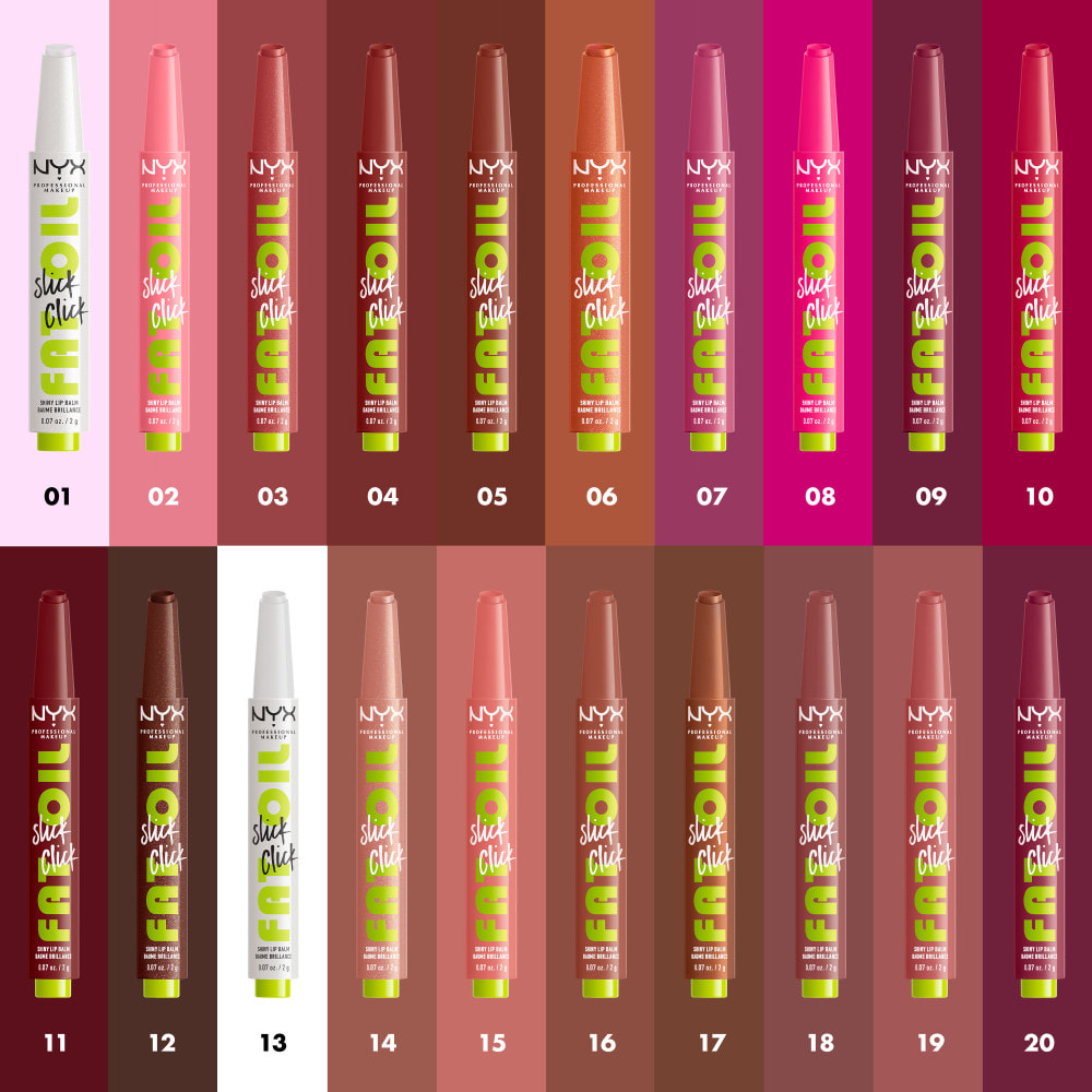 NYX Professional Makeup FAT OIL SLICK CLICK Baume à lèvres FEEDWORTHY