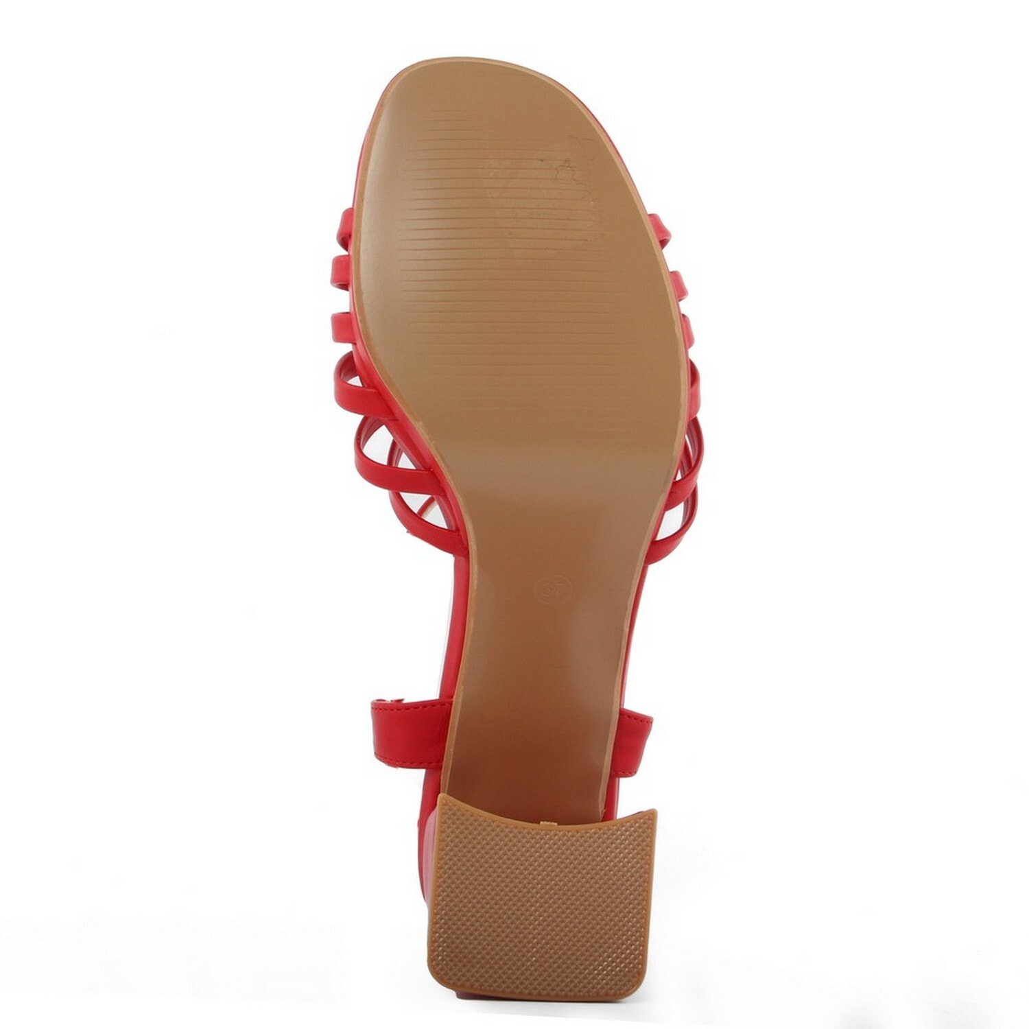 Sandali Donna colore Rosso-Altezza tacco:8cm