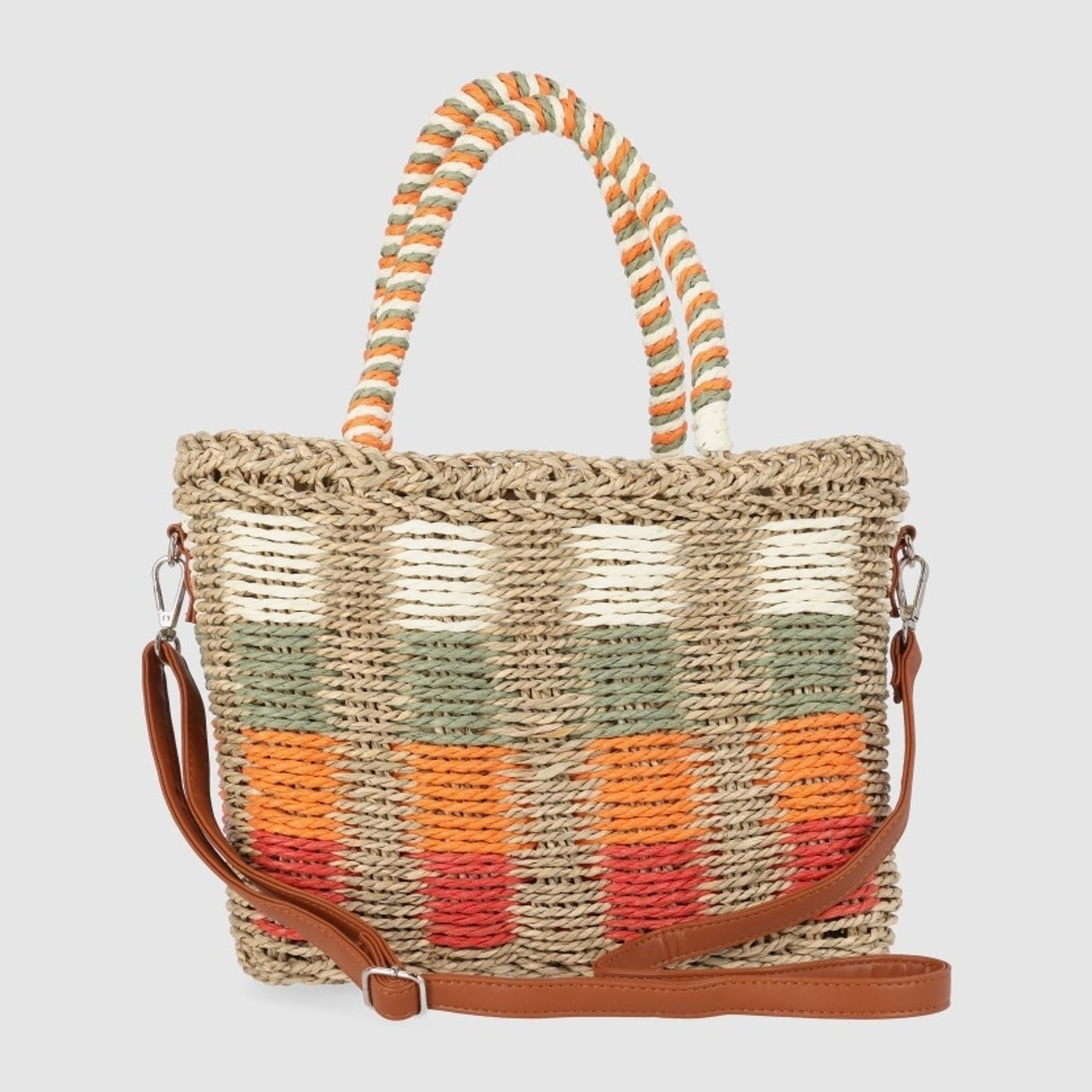 Bolso - Cuero - Medida: 28 cm x 23 cm x 14 cm