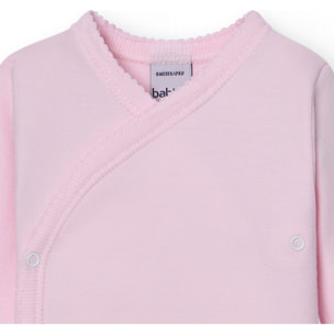 Body cruzado bebé manga larga algodón