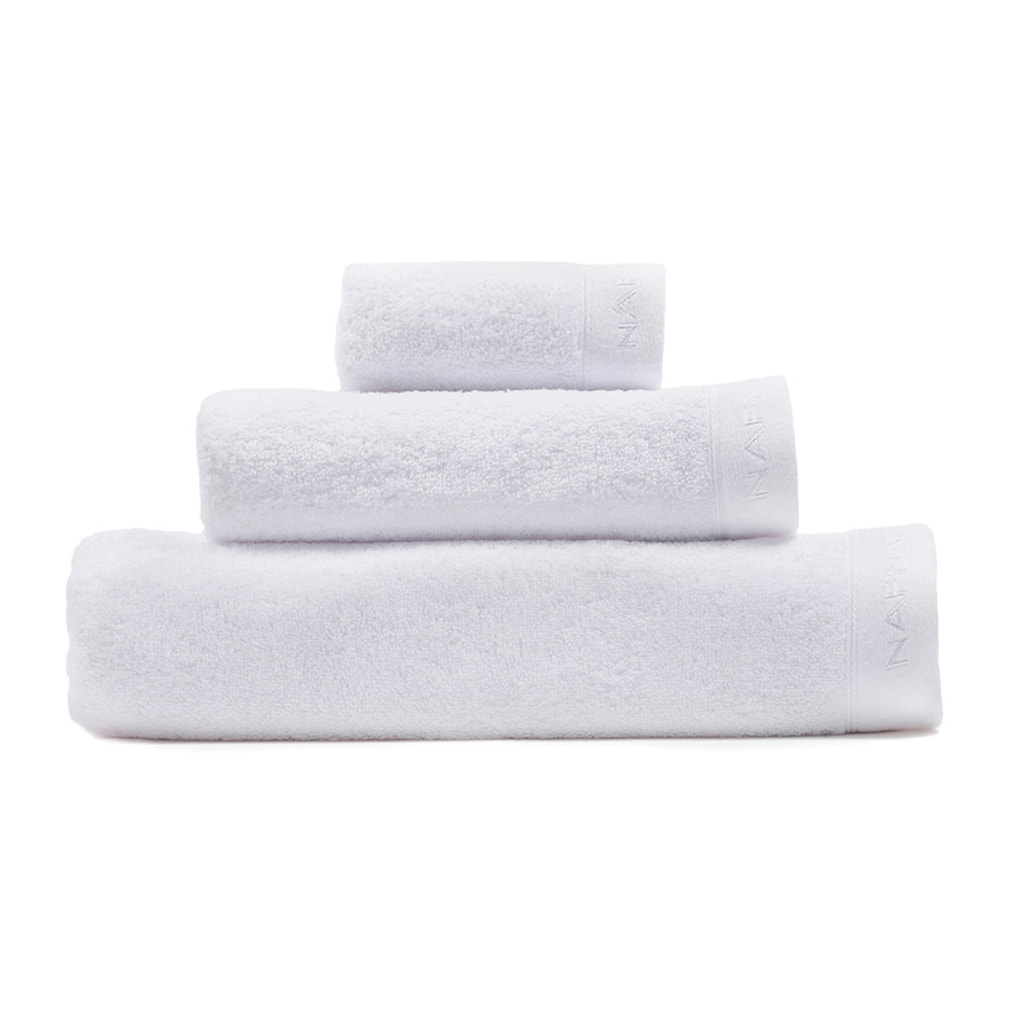 3 serviettes CASUAL - coton 500 g/m2 - coloris blanc