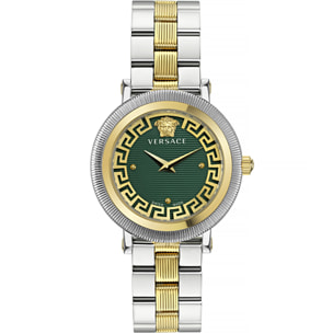 Versace Reloj Analógico De Cuarzo Greca Flourish (Wc-7F)
