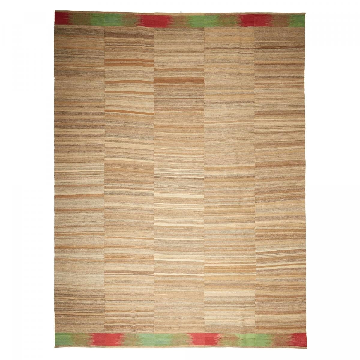 Authentique Tapis d'Orient kilim fait main en laine L