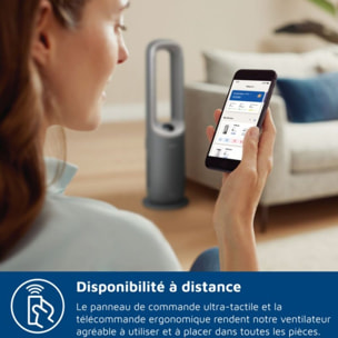 Purificateur d'air, ventilateur, chauffage PHILIPS AMF870/15  3-en-1 Série 8000, jusqu’à 70 m², Gris