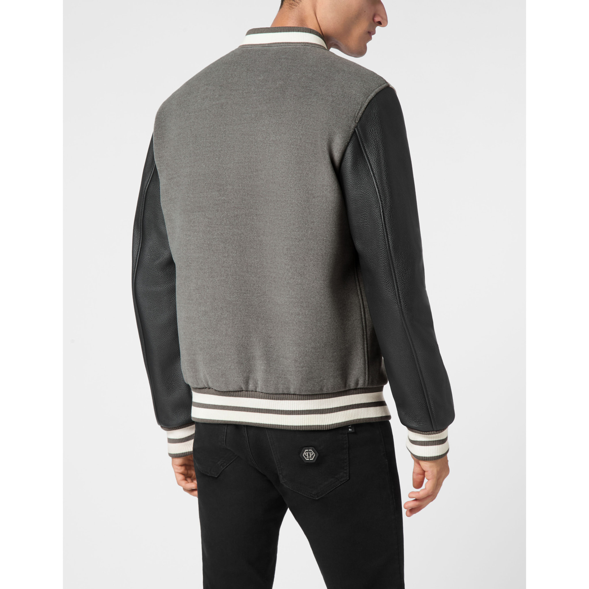 PHILIPP PLEIN Bomber in pelle COLLEGE