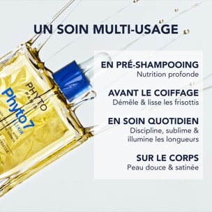 Phyto7 Elixir - Coffret Huile Sublimatrice Universelle 180 ml + Shampooing Réparateur 50 ml