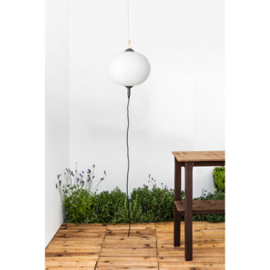 SAIGON OUT R45 Lámpara portátil y colgante gris/blanco mate hole cap