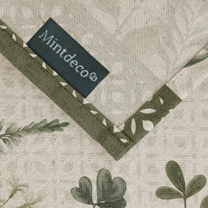 Nappe imprimée anti-tâches IMBIR VERT