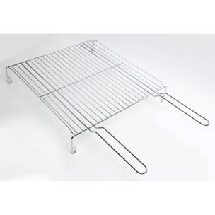 Grille sur pieds en acier chromé Somagic