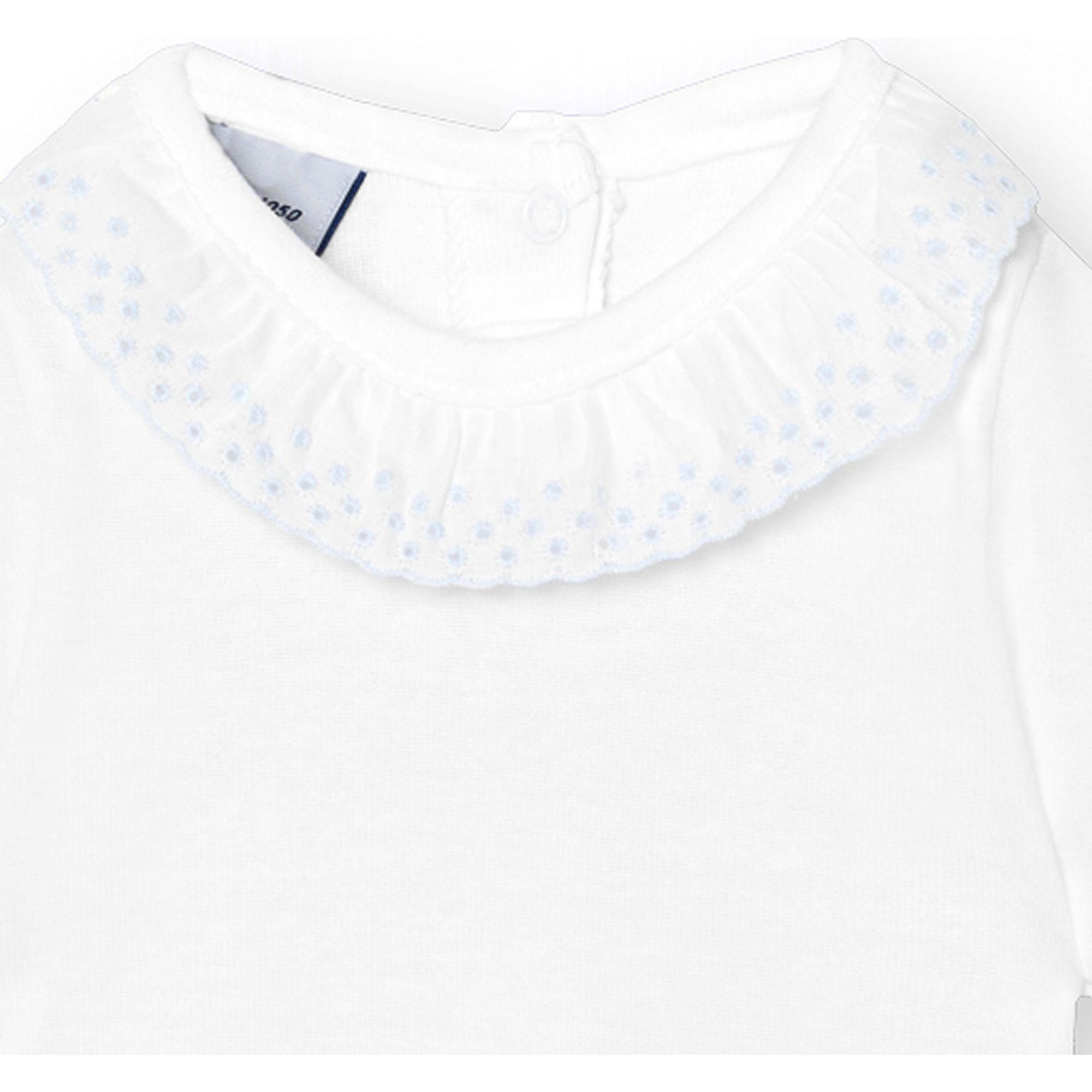 Body bebé manga corta cuello batista