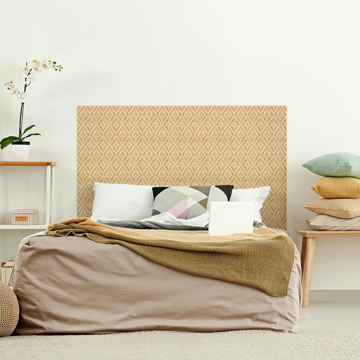 Rouleau revêtement adhésif vinyle au mètre - Sticker mural tête de lit - ROTIN TRESSAGE ÉLÉGANT