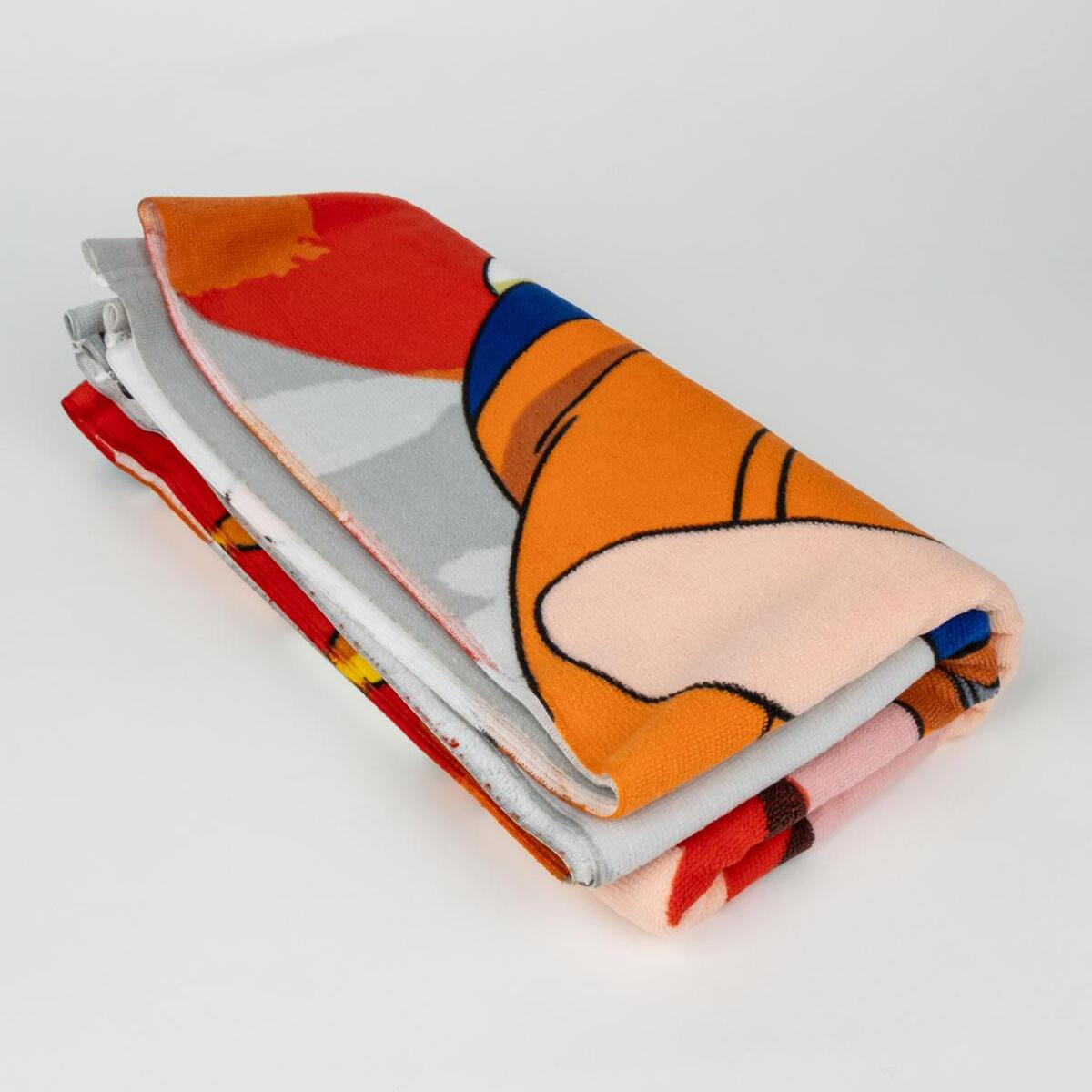 Toalla Infantil de Naruto - 70x140x1 cm - Multicolor