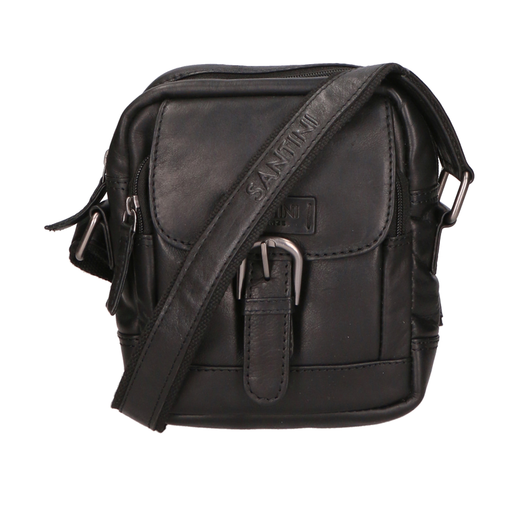 Borsa a tracolla unisex In Vera pelle Made in India 15x19x5 cm