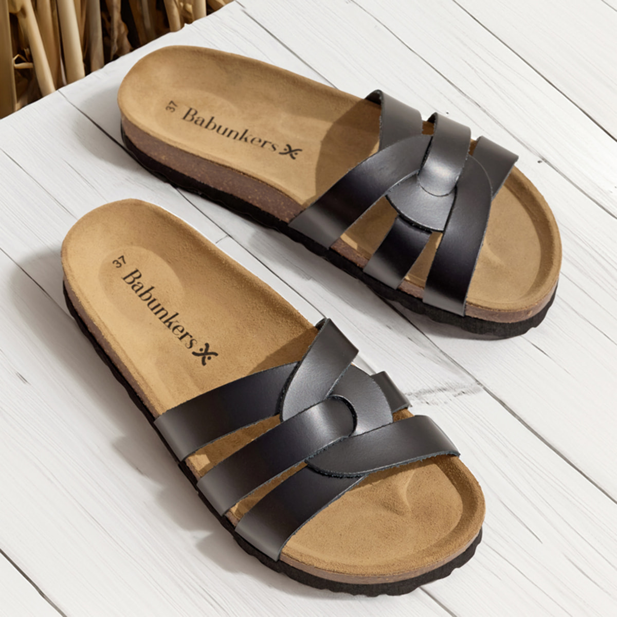 Sandalia BABUNKERS NEGRO