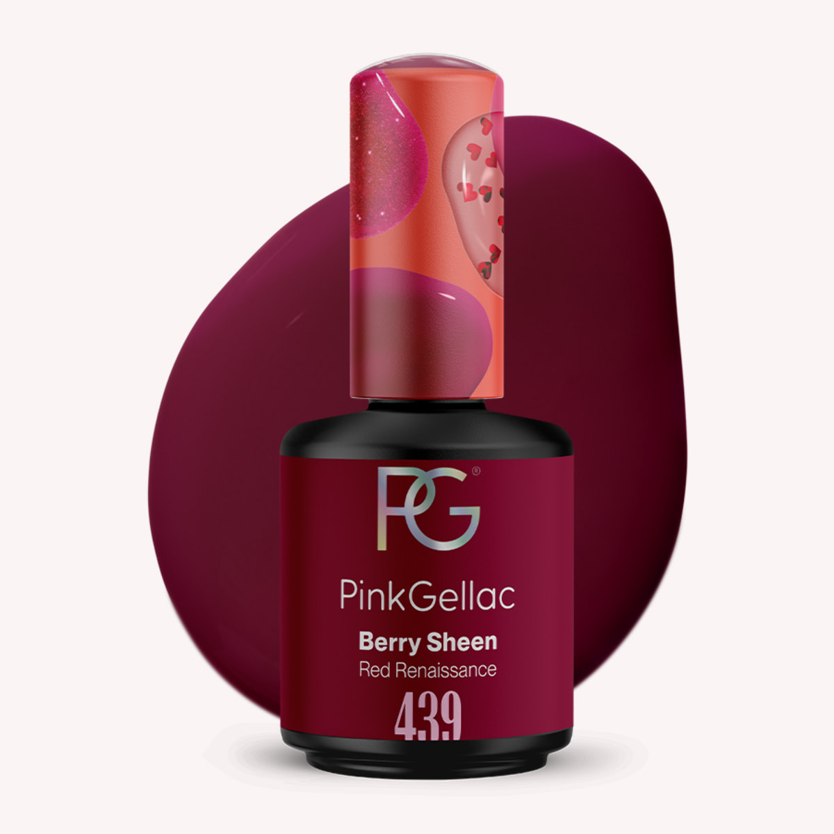 Vernis semi-permanent - 439 Berry Sheen - 15 ml