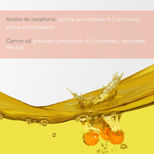 Valquer Leche hidratante bronceadora de zanahorias facial y corporal SPF 30 - 480 ml