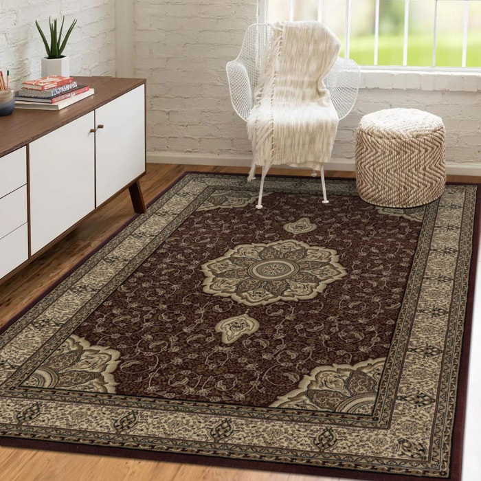 Tapis orient tissé motif traditionnel FAPO