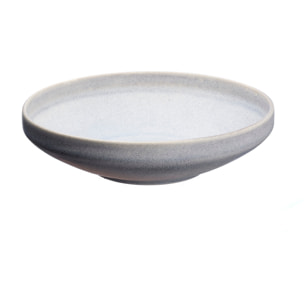 Assiette creuse STONE Ø20cm - 6 pièces - Gris lune